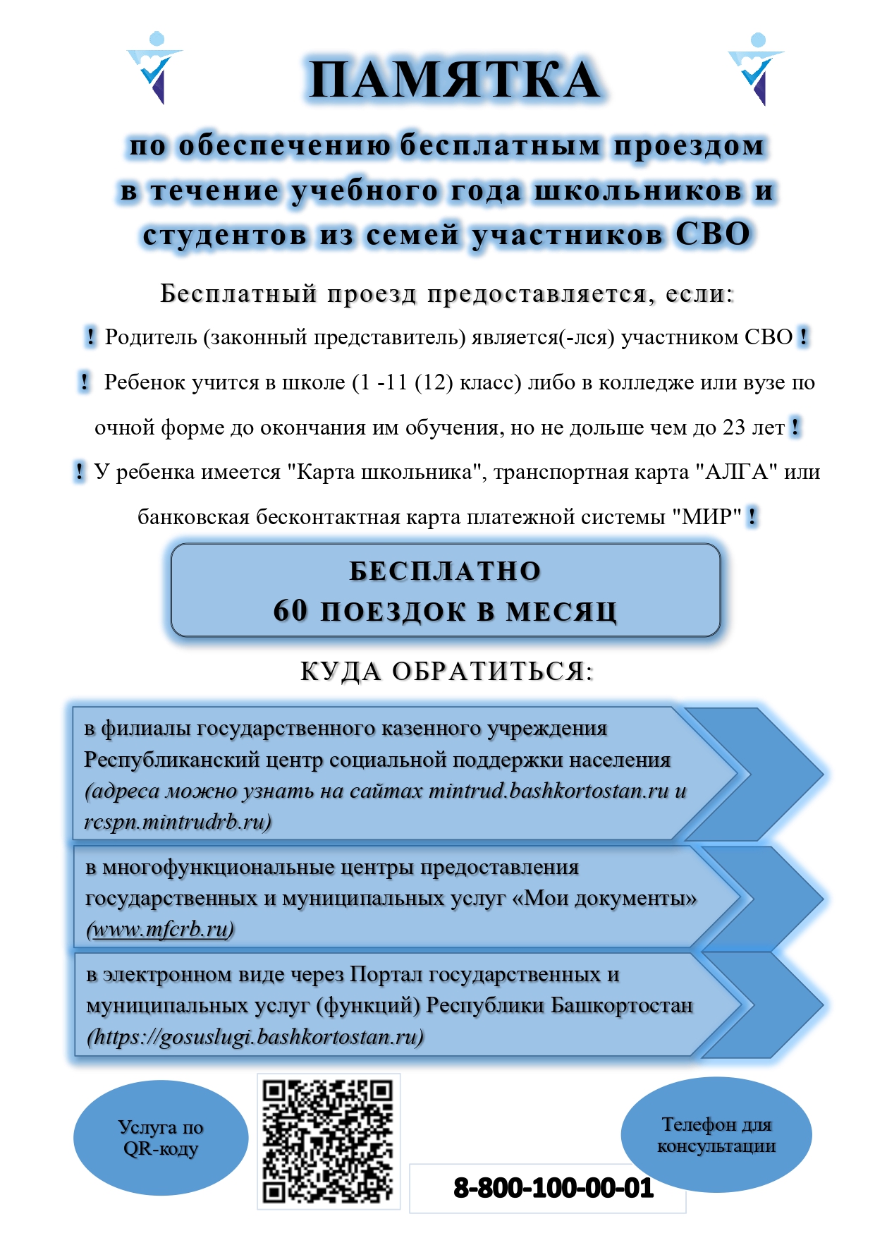 ПАМЯТКА проезд детей детей СВО